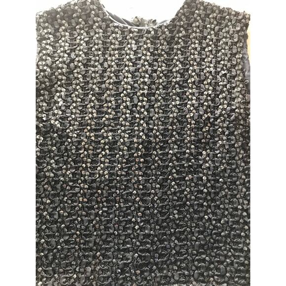 Vintage Sequin Black Sleeveless Top - Picture 9 of 9